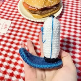 SpongeBob's Krusty Krab Staff Hat Hair Clip By Amori Fati