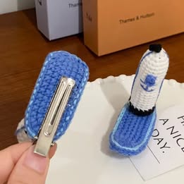 SpongeBob's Krusty Krab Staff Hat Hair Clip By Amori Fati