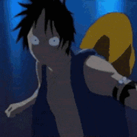 🏴‍☠️ One Piece Luffy Anime Jersey 👒 | Blue 🔵