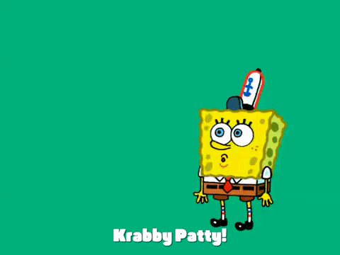 SpongeBob's Krusty Krab Staff Hat Hair Clip By Amori Fati