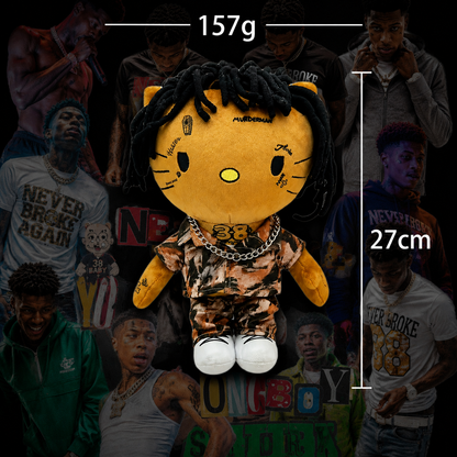 💚🖤 NBA YoungBoy's Fat Babi Plush 🎤⛓️💵✨