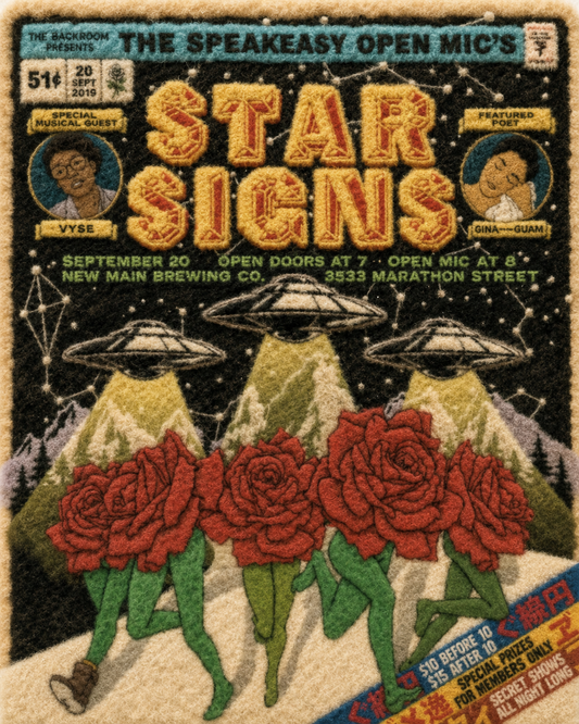 The Speakeasy Star Signs Retro Poster