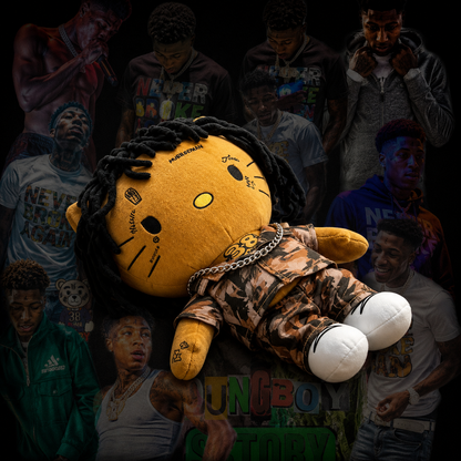💚🖤 NBA YoungBoy's Fat Babi Plush 🎤⛓️💵✨