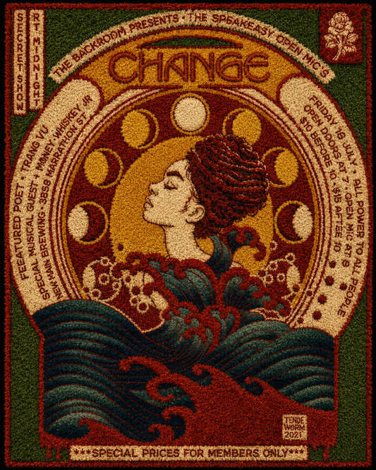 The Speakeasy Change Retro Poster
