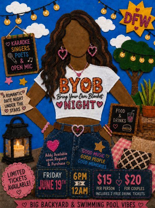 B.Y.O.B. [Bring. Your. Own. Blanket.] Night