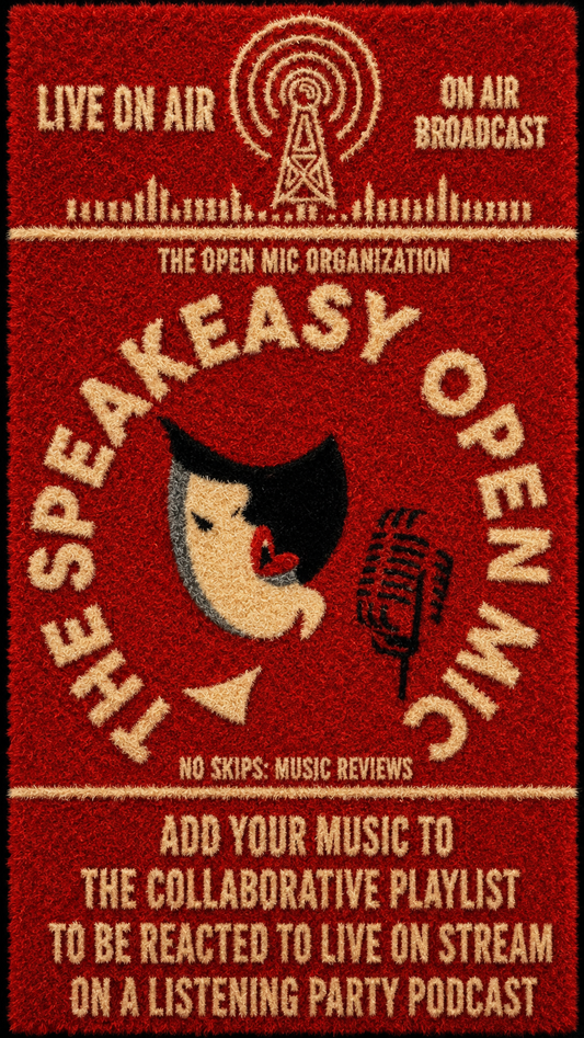 The Speakeasy Live Podcast Retro Poster
