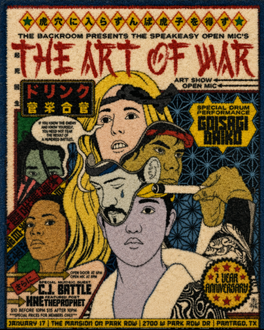 The Speakeasy ART OF WAR Retro Poster