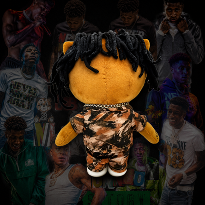 💚🖤 NBA YoungBoy's Fat Babi Plush 🎤⛓️💵✨