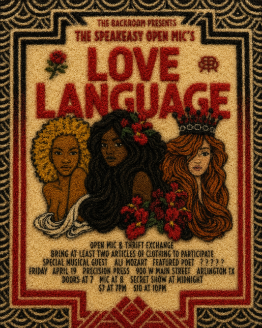The Speakeasy Love Language Retro Poster
